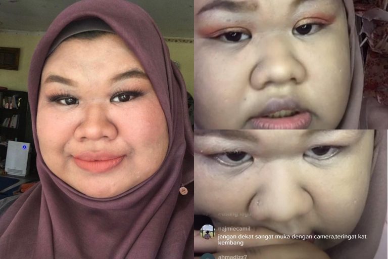 “Confident macam ni ada dekat Shopee tak.” Dibuli dan body shaming waktu live mekap, netizen puji kecekalan wanita ini.