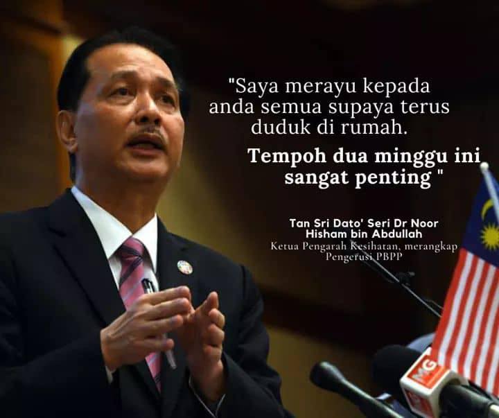 “Saya ingatkan semua tak kira pangkat..” pesanan SOP makan dalam Noor Hisham