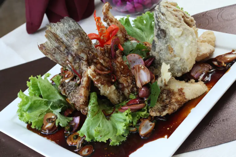 Resipi siakap goreng ala siam