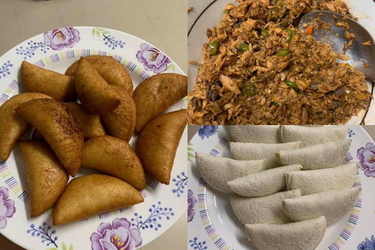 Karipap sardin roti Gardenia. Rangup di luar, enak di dalam. Kudapan waktu PKP