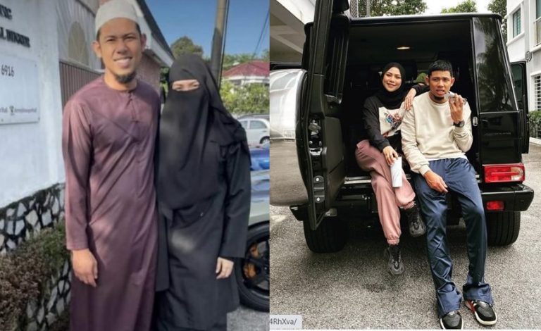 Isteri Nabil berhijab dapat pujian netizen