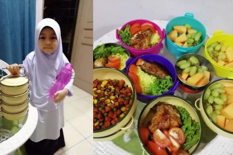 “Power eh menu hari-hari adik Isya,” – Netizen kagum, terinspirasi menu adik ‘mangkuk tingkat’