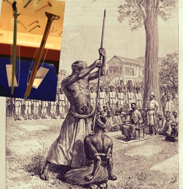 KERIS ALANG – Senjata hukuman bunuh yang ditusuk dari tulang selangka hingga menembusi jantung