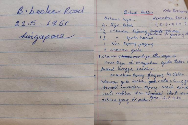 “Ini buku resipi arwah mak dan abah,” – Memori buku masak dulu-dulu, ada ilmu dan penuh emosi