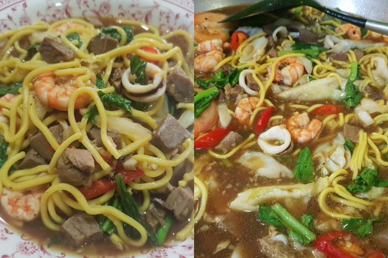 Kuah mi hailam. Tumis dengan lada hitam. Enaknya buat berbuka