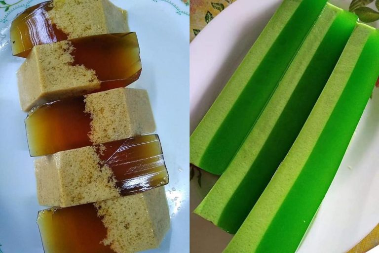 agar-agar santan gula melaka