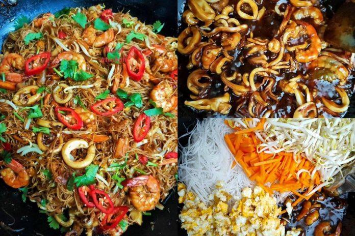 bihun kicap seafood