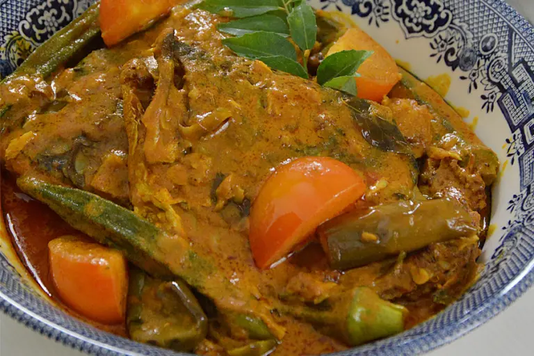 Resipi kari kepala ikan merah sedap memukau