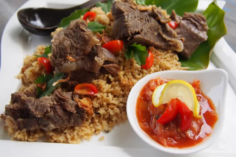 Resipi nasi daging & air asam tomato..pasti pikat selera
