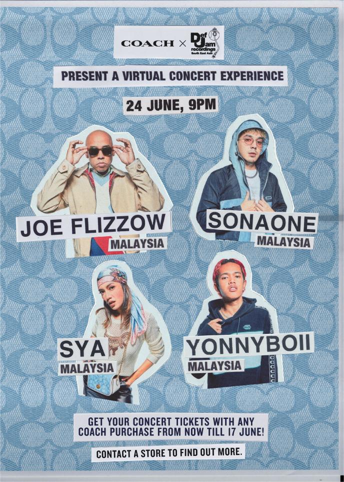 Joe Flizzow, SonaOne & Yonnyboii bakal tampil dalam konsert maya Asia Tenggara