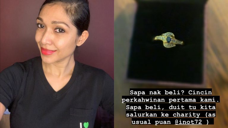 Nourul Depp nak jual cincin perkahwinan, wang akan disalur bagi tujuan amal
