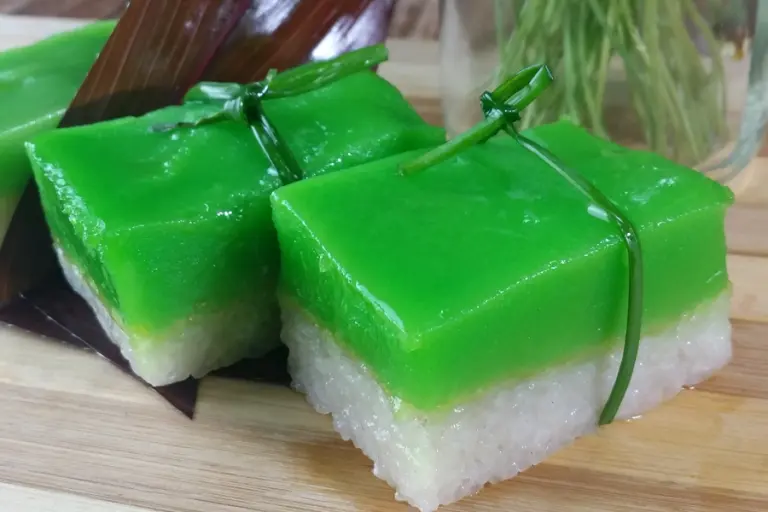 Resipi kuih seri muka sedap dan lembut