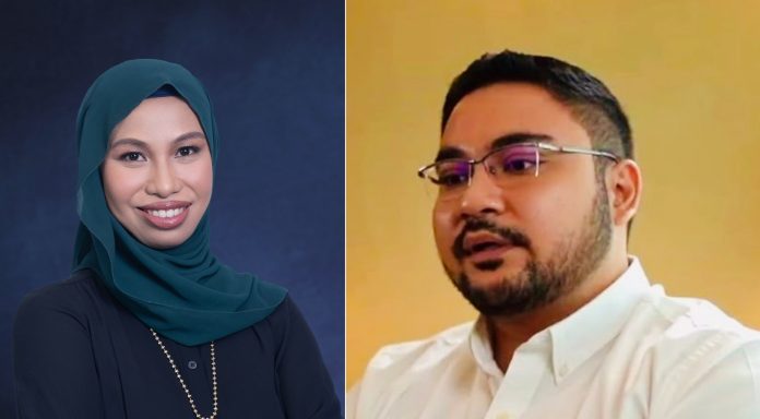 Durraini Baharuddin (kiri) dan Syakir Hashim