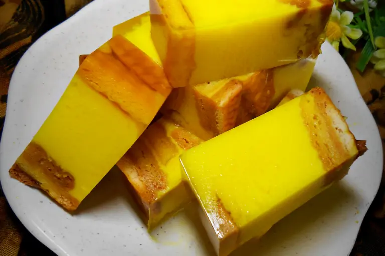 Resipi puding lapis biskut Marie