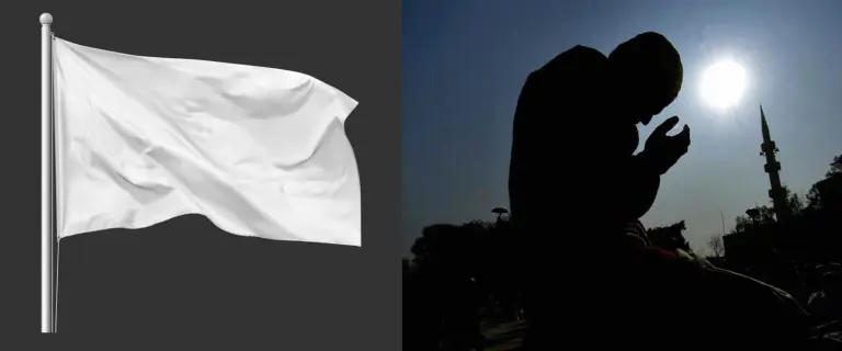 Bendera putih, si pemalas dan doanya…