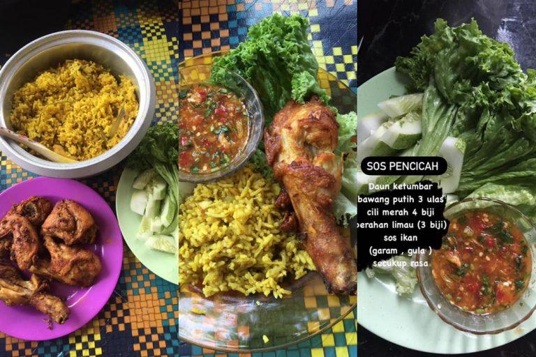 Nasi komok atau nasi beriani Thai. Aroma wangi, makan sekali nak lagi