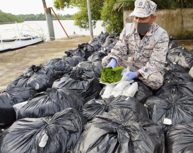 Cubaan seludup 750kg daun ketum dipatahkan Maritim Malaysia