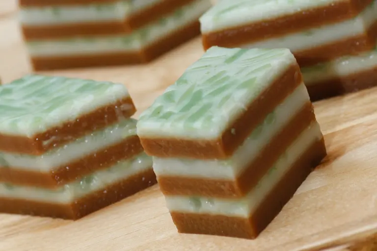 Resipi talam lapis cendol sedap memikat