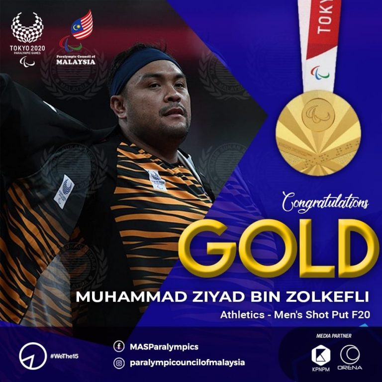 Muhammad Ziyad raih emas, pecah rekod dunia