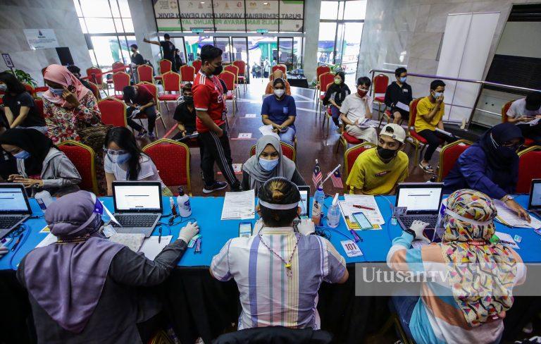 21.44 juta lengkap vaksin, dua negeri belum cecah 80 peratus
