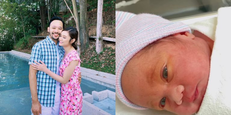 Ayda Jebat,Nabil Mahir dedah wajah & nama anak. Ramai terpesona dengan mata baby!