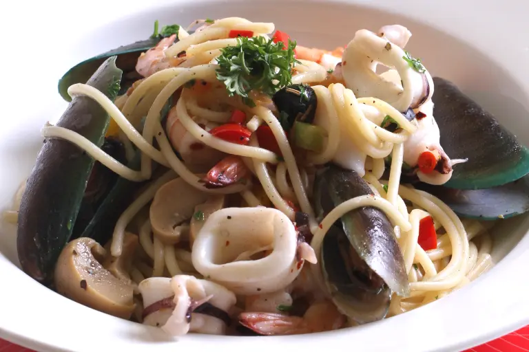 Resipi spagheti aglio olio