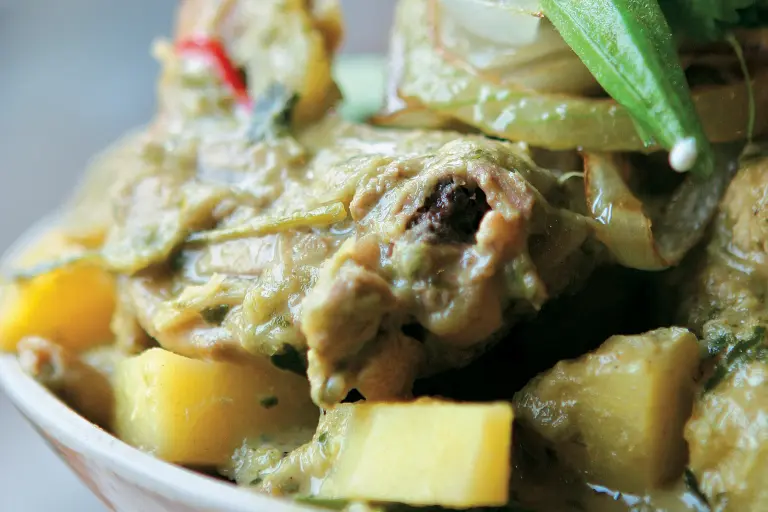 Resipi kari hijau ayam
