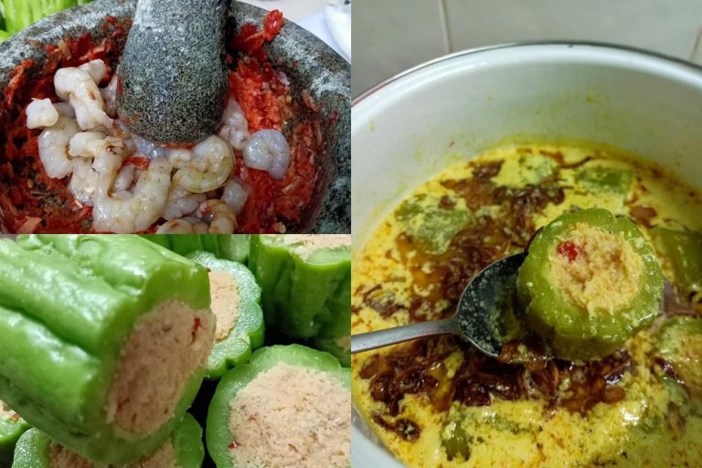 Sedapnya peria sumbat isi udang. Patutlah dapat lebih 11k share