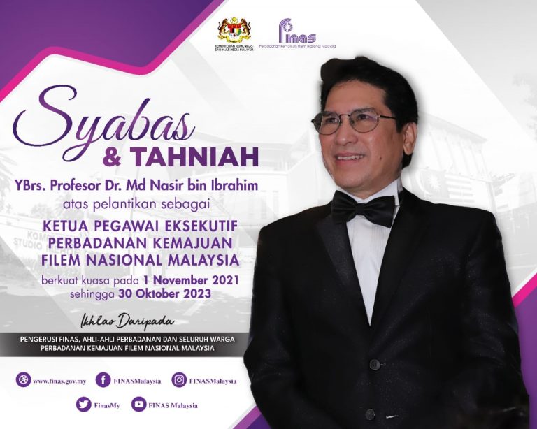 Dr Md Nasir dilantik CEO FINAS, ganti Ahmad Idham