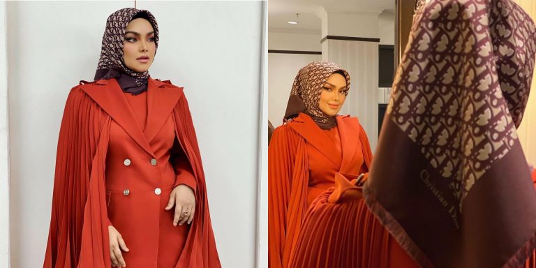 Selain jam tangan RM 1 juta, skarf ribuan ringgit Siti Nurhaliza pula jadi perhatian