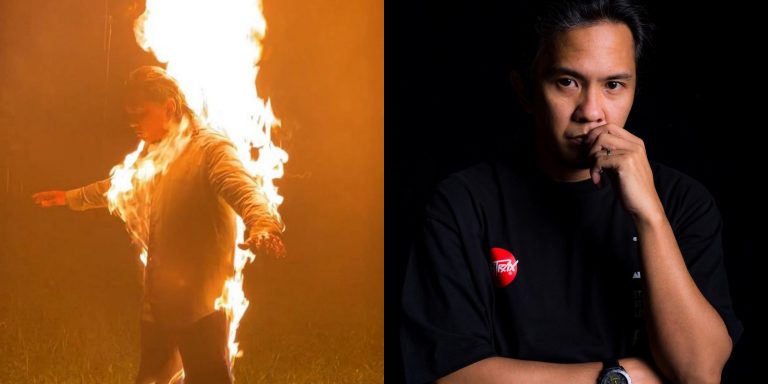 Aksi ‘gila’ Beto Kusyairy bakar diri – “ini bukan penanda aras…”