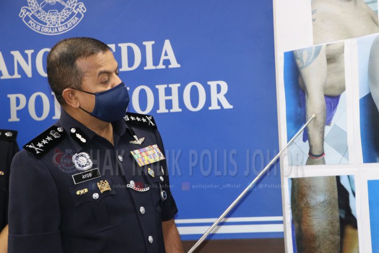 Polis Johor berkas 16 ahli kongsi gelap pelbagai kumpulan