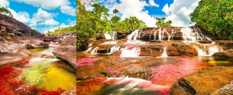 Keajaiban sungai 5 warna di Colombia, antara sungai tercantik di dunia