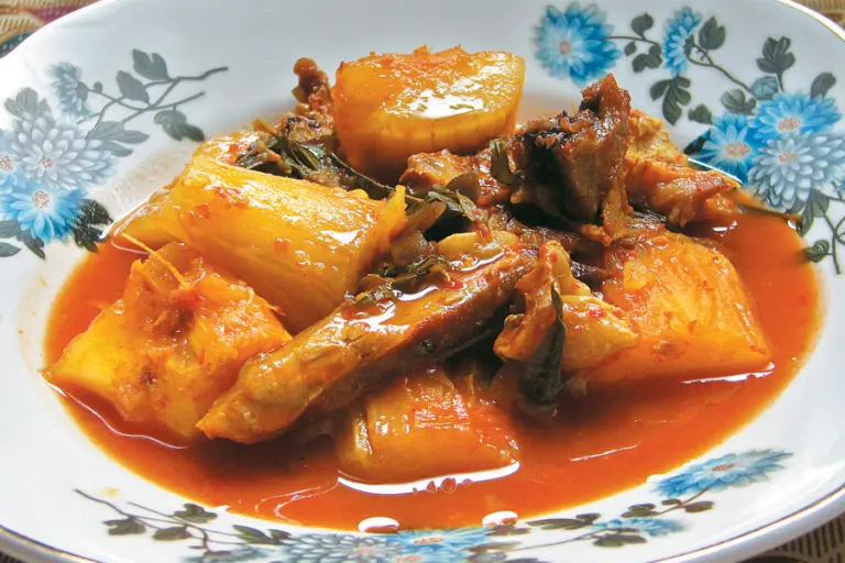 Resipi gulai masam ikan kering sedap dan mudah