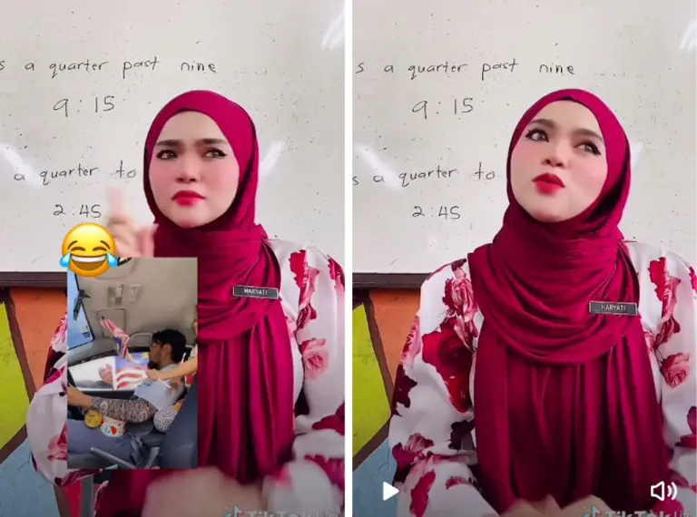 Selepas ‘kantoi’ popular di TikTok, gelagat teacher ini cuba nafikan dirinya bikin anak murid riuh gemuruh