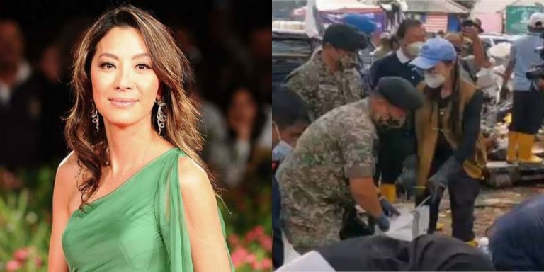 Michelle Yeoh turun padang jadi sukarelawan bantu mangsa banjir