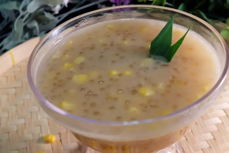 Resipi bubur jagung sagu