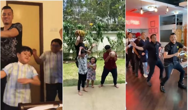 Amboi Datuk Fazley, bergelek sakan nampak…