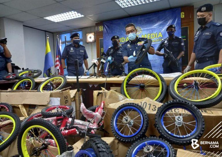 Jangan ingat sembunyi dadah dalam tayar basikal boleh lepas, Kastam lagi cekap