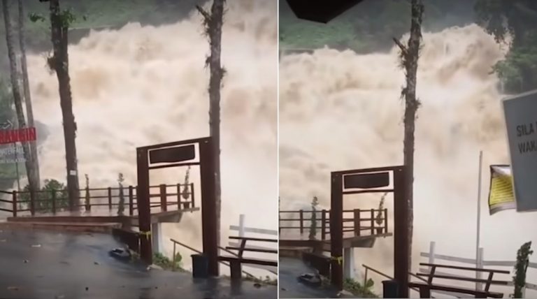 Hujan lebat sebabkan Lata Berangin dilanda kepala air, kawasan sekitar banjir