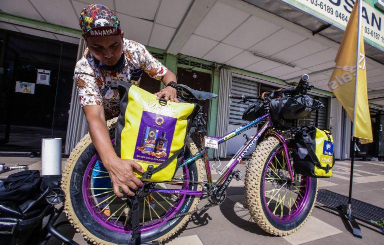 ‘Penjelajahanku Ilmu Buat Kamu’. Khairil Aslan kayuh Fatbike keliling Semenanjung