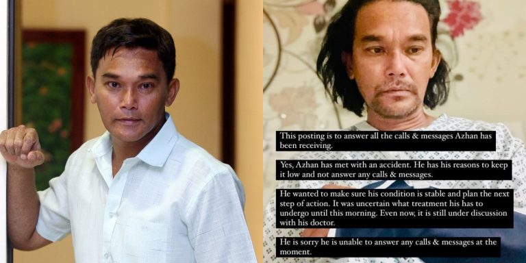 Azhan Rani kemalangan motosikal