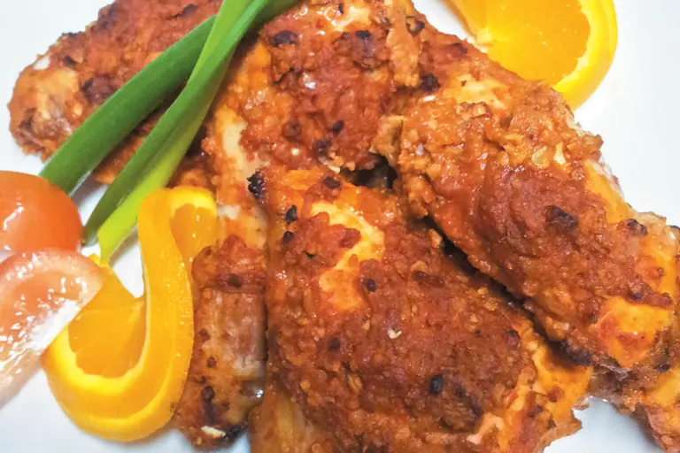 Resipi ayam bakar badam sedap dan mudah