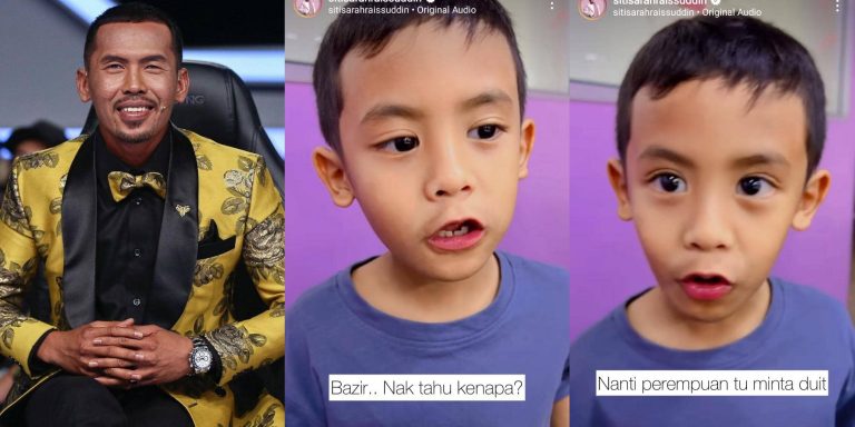 “Nanti perempuan tu minta duit dekat daddy..”- Jawapan spontan anak Shuib, Ariq Matin bikin netizen terhibur
