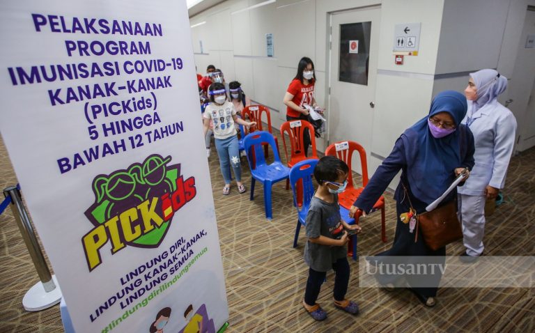 1,201,196 kanak-kanak di Malaysia lengkap divaksin setakat semalam
