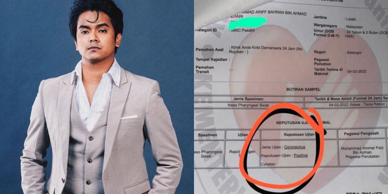 “Kami baru sahaja sambut hari lahir ayah…,” – Ariff Bahran risaukan keluarga selepas positif Covid-19