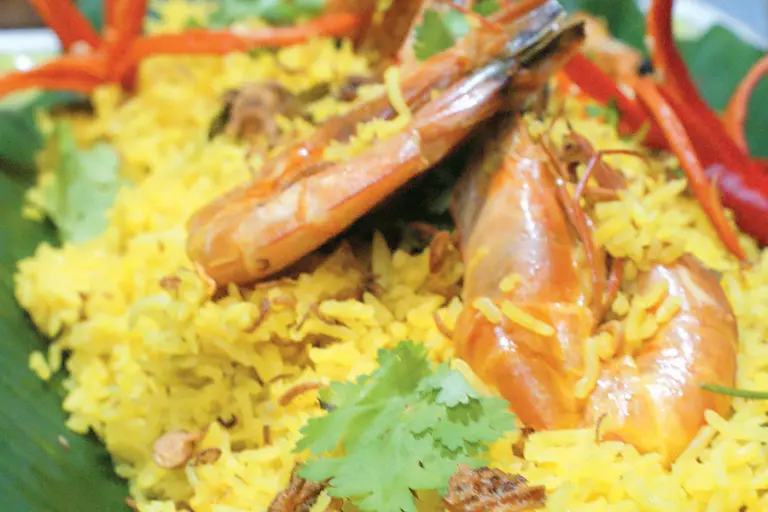 Resipi nasi kuning udang