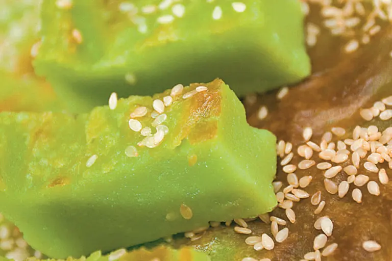 Resipi bingka pandan beras