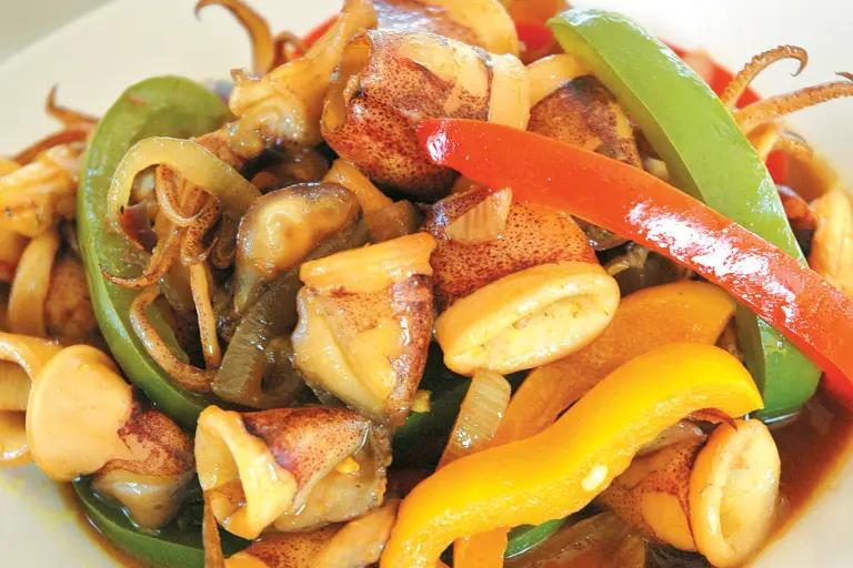 Resipi sotong asam berlada