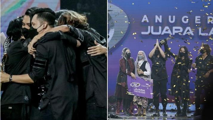 Berpelukan atas pentas AJL36, SOG & Shila Amzah dikompaun